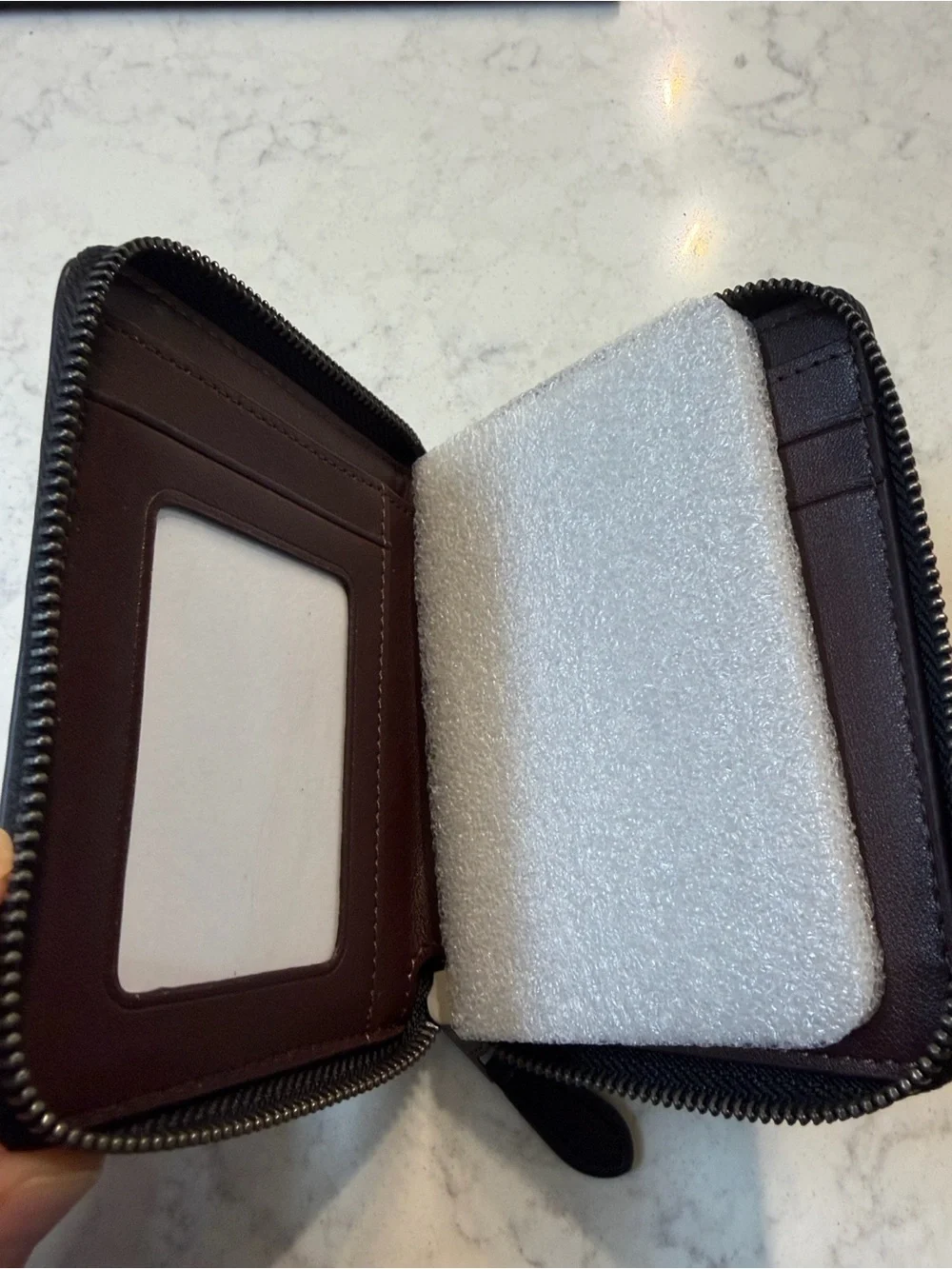 Coach Black Snoopy Holiday Zip Wallet